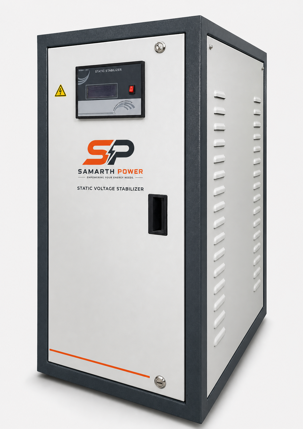 Samarth Power Solutions static voltage stabilizer with digital control panel
